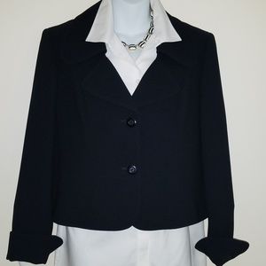 Black Ellen Tracey Blazer size 8
